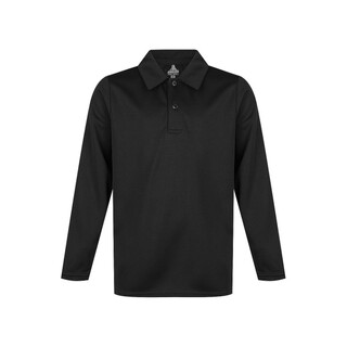 WORKWEAR, SAFETY & CORPORATE CLOTHING SPECIALISTS Kids Long Sleeve Botany Polo--