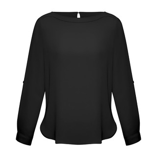 WORKWEAR, SAFETY & CORPORATE CLOTHING SPECIALISTS Ladies Madison Boatneck Blouse