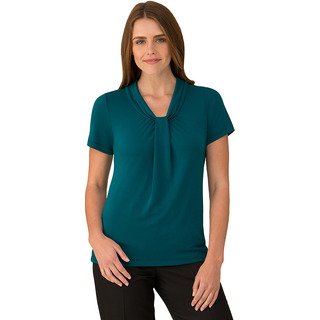 WORKWEAR, SAFETY & CORPORATE CLOTHING SPECIALISTS Pippa Knit Short Sleeve Shirt - Ladies - Jade