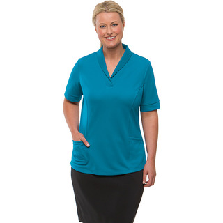 WORKWEAR, SAFETY & CORPORATE CLOTHING SPECIALISTS CityHealth Active Short Sleeve Shirt - Ladies - Teal