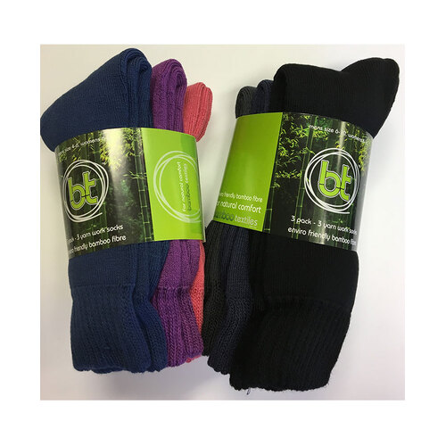 WORKWEAR, SAFETY & CORPORATE CLOTHING SPECIALISTS - 3-Yarn 3-Pack Work Sock