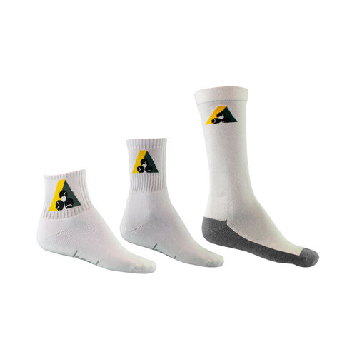 WORKWEAR, SAFETY & CORPORATE CLOTHING SPECIALISTS - Bowls Logo White Health Socks