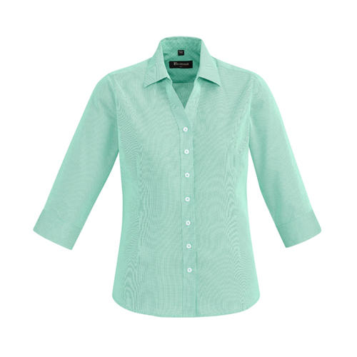 WORKWEAR, SAFETY & CORPORATE CLOTHING SPECIALISTS - BC-40311 Womens Hudson Sleeve Shirt-Dynasty Green-12
