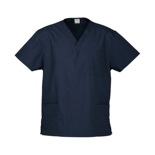 WORKWEAR, SAFETY & CORPORATE CLOTHING SPECIALISTS BC-H10612 Scrubs - Unisex Classic Scrubs Top-Navy-5Xl