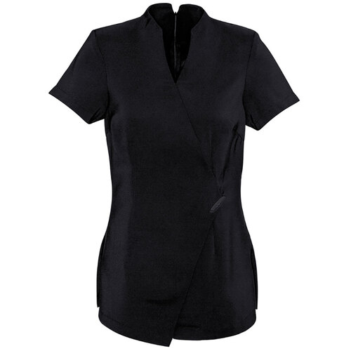 WORKWEAR, SAFETY & CORPORATE CLOTHING SPECIALISTS BC-H630L Ladies Spa Tunic-Black-10