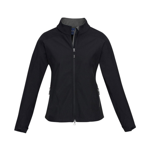 WORKWEAR, SAFETY & CORPORATE CLOTHING SPECIALISTS Geneva Ladies Softshell Jacket-Black / Graphite-2XL