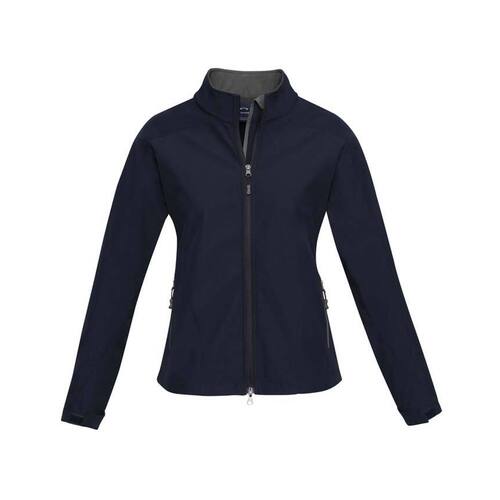 WORKWEAR, SAFETY & CORPORATE CLOTHING SPECIALISTS Geneva Ladies Softshell Jacket-Navy / Graphite-XL