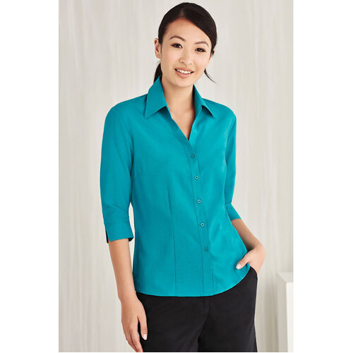 WORKWEAR, SAFETY & CORPORATE CLOTHING SPECIALISTS Oasis Ladies 3/4 Sleeve Shirt