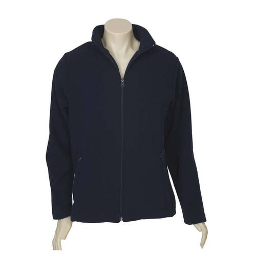 WORKWEAR, SAFETY & CORPORATE CLOTHING SPECIALISTS BC-PF631 Ladies Plain Micro Fleece Jacket-Navy-8