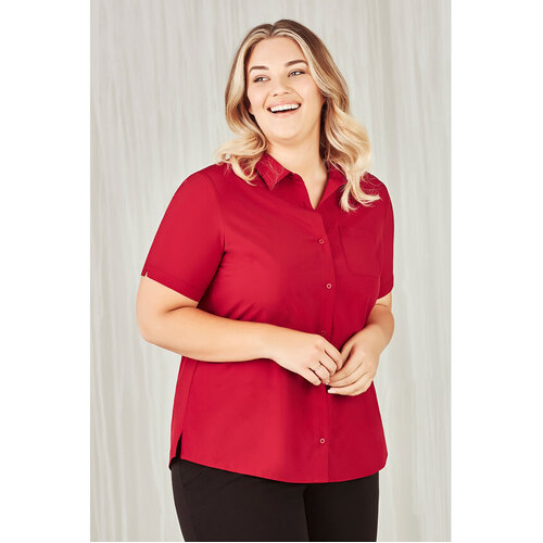 WORKWEAR, SAFETY & CORPORATE CLOTHING SPECIALISTS Florence Womens Plain S/S Shirt