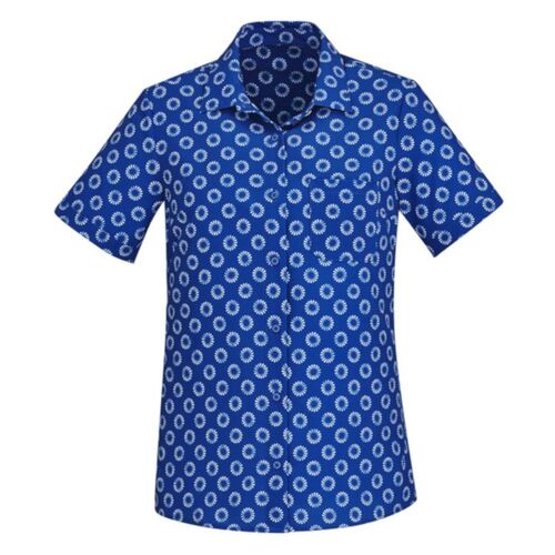 WORKWEAR, SAFETY & CORPORATE CLOTHING SPECIALISTS - Florence Womens Daisy Print S/S Shirt