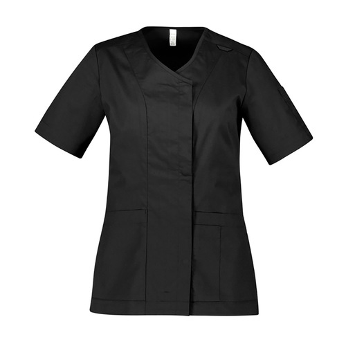 WORKWEAR, SAFETY & CORPORATE CLOTHING SPECIALISTS Parks Womens Zip Front Scrub Top