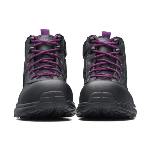 WORKWEAR, SAFETY & CORPORATE CLOTHING SPECIALISTS Women's Black water resistant leather anti-static safety hiker