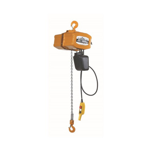 WORKWEAR, SAFETY & CORPORATE CLOTHING SPECIALISTS - 500Kg X 3Mtr Beaver Lift-All Elect.Hoist-240V Single Speed