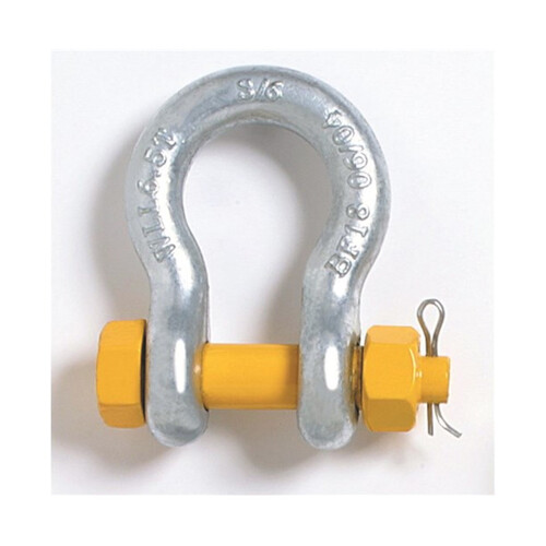 WORKWEAR, SAFETY & CORPORATE CLOTHING SPECIALISTS - Shackle Safety Bow Gr S Galv  JLR 120t