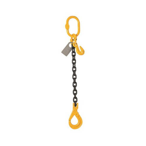 WORKWEAR, SAFETY & CORPORATE CLOTHING SPECIALISTS - Csa 7mm 1Leg 2Mtr C/W Clevis Self Locking Hook & Clevis Grab Hook