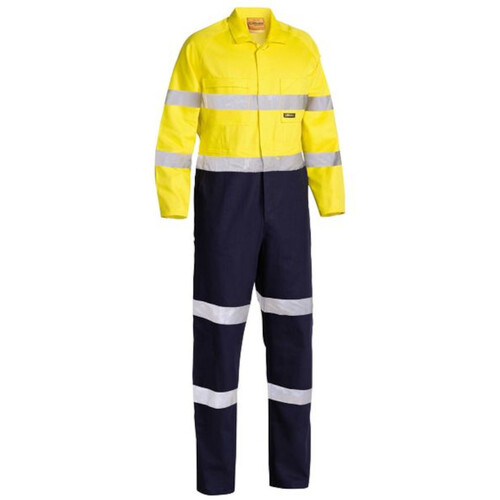 WORKWEAR, SAFETY & CORPORATE CLOTHING SPECIALISTS TAPED HI VIS DRILL COVERALL