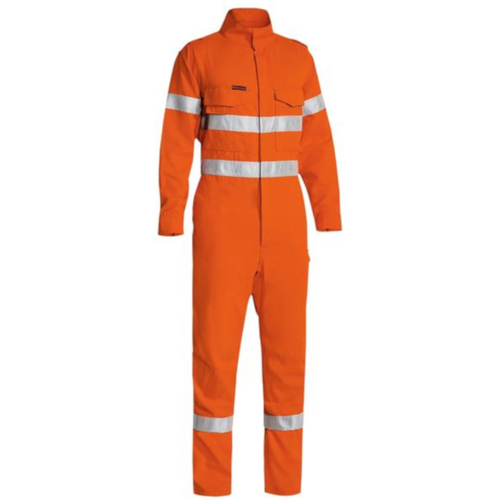 WORKWEAR, SAFETY & CORPORATE CLOTHING SPECIALISTS TENCATE TECASAFE  PLUS 580 TAPED HI VIS LIGHTWEIGHT FR NON VENTED ENGINEERED COVERALL