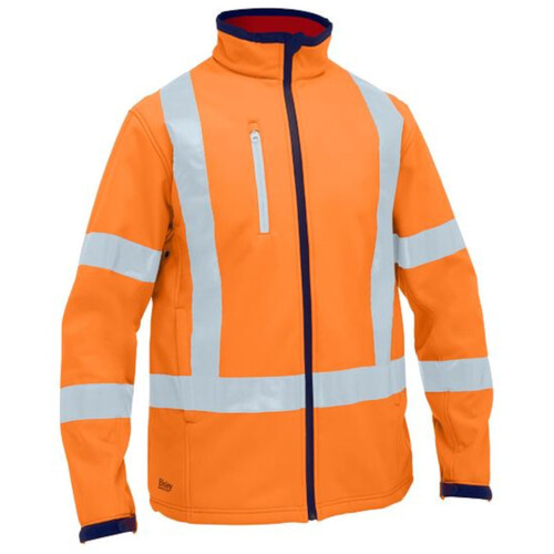 WORKWEAR, SAFETY & CORPORATE CLOTHING SPECIALISTS - X TAPED HI VIS SOFT SHELL JACKET