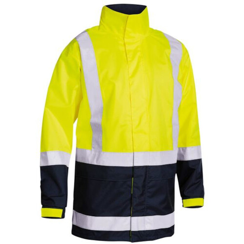 WORKWEAR, SAFETY & CORPORATE CLOTHING SPECIALISTS TAPED HI VIS RECYCLED RAIN SHELL JACKET