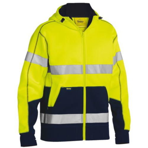 WORKWEAR, SAFETY & CORPORATE CLOTHING SPECIALISTS - HI VIS FLEECE HOODIE