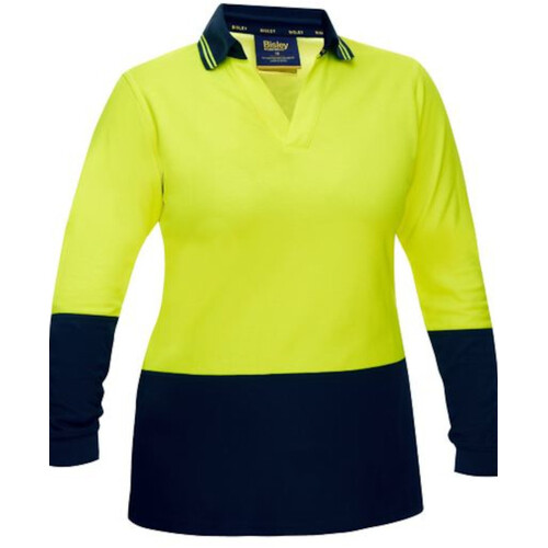 WORKWEAR, SAFETY & CORPORATE CLOTHING SPECIALISTS - WOMEN S HI VIS V-NECK POLO