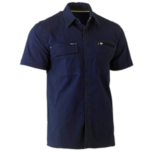 WORKWEAR, SAFETY & CORPORATE CLOTHING SPECIALISTS - FLEX & MOVE UTILITY SHIRT - SHORT SLEEVE