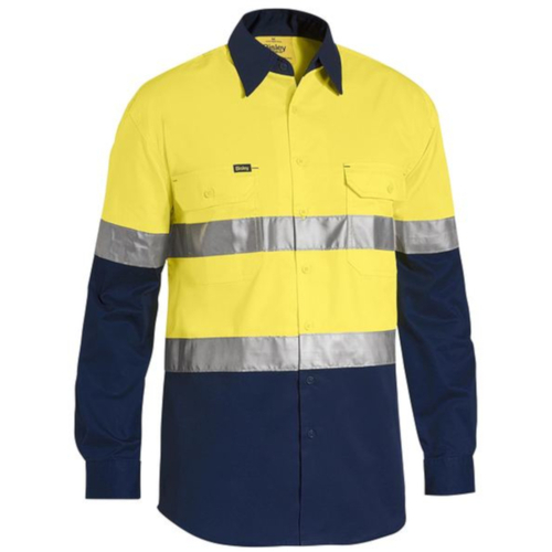 WORKWEAR, SAFETY & CORPORATE CLOTHING SPECIALISTS - 3M TAPED COOL LIGHTWEIGHT HI VIS SHIRT - LONG SLEEVE