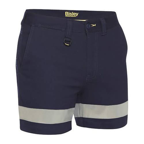 WORKWEAR, SAFETY & CORPORATE CLOTHING SPECIALISTS Mens Taped Stretch Cotton Drill Short Short