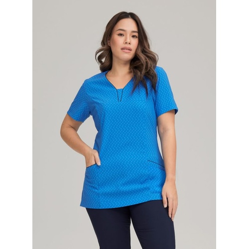 WORKWEAR, SAFETY & CORPORATE CLOTHING SPECIALISTS Heart Print Tunic - Ladies