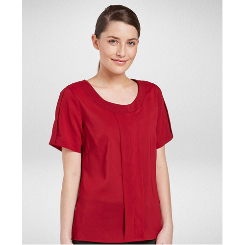 WORKWEAR, SAFETY & CORPORATE CLOTHING SPECIALISTS - Jewel - Semi Fit Short Sleeve Blouse