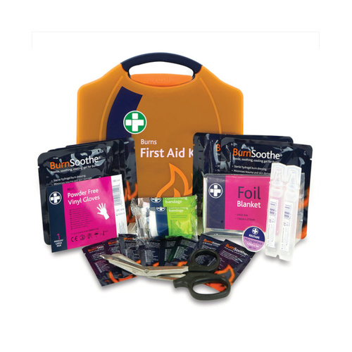WORKWEAR, SAFETY & CORPORATE CLOTHING SPECIALISTS - EMERGENCY BURNS KIT, PLASTIC PORTABLE