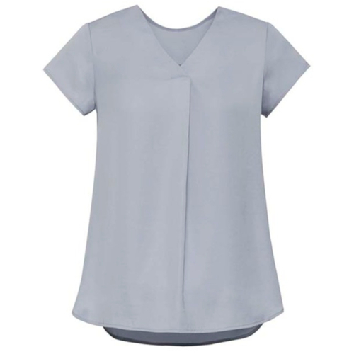 WORKWEAR, SAFETY & CORPORATE CLOTHING SPECIALISTS - Boulevard - Kayla V-Neck Pleat Blouse