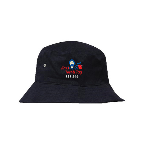 WORKWEAR, SAFETY & CORPORATE CLOTHING SPECIALISTS - 4223 Navy Bucket Hat (Inc Logo)