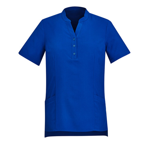 WORKWEAR, SAFETY & CORPORATE CLOTHING SPECIALISTS - Florence Womens Plain S/S Tunic - Electric Blue