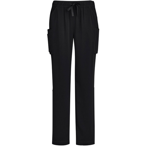 WORKWEAR, SAFETY & CORPORATE CLOTHING SPECIALISTS Avery Womens Straight Leg Scrub Pant - Black