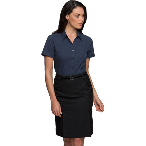 WORKWEAR, SAFETY & CORPORATE CLOTHING SPECIALISTS Ezylin Short Sleeve Shirt - Ladies - Denim