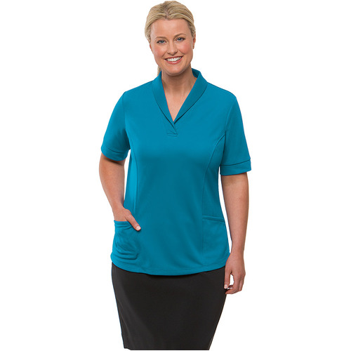 WORKWEAR, SAFETY & CORPORATE CLOTHING SPECIALISTS - CityHealth Active Short Sleeve Shirt - Ladies - Teal