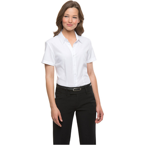 WORKWEAR, SAFETY & CORPORATE CLOTHING SPECIALISTS - Ezylin Short Sleeve Shirt - Ladies - White