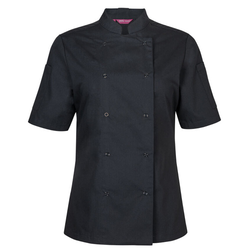 WORKWEAR, SAFETY & CORPORATE CLOTHING SPECIALISTS JB's LADIES L/S SNAP BUTTON CHEFS JACKET