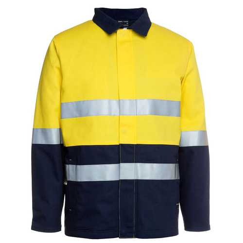 WORKWEAR, SAFETY & CORPORATE CLOTHING SPECIALISTS - JB's HV (D+N) COTTON JACKET