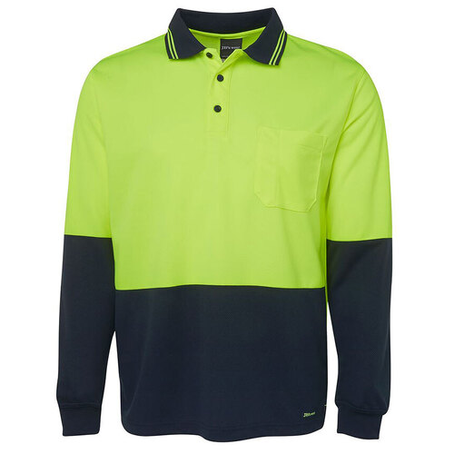 WORKWEAR, SAFETY & CORPORATE CLOTHING SPECIALISTS JB's HI VIS L/S TRAD POLO 1