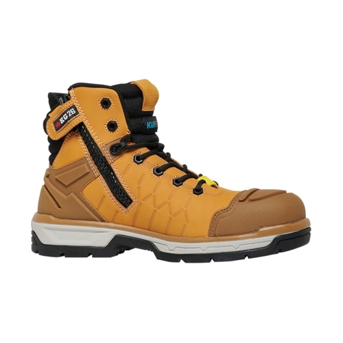 WORKWEAR, SAFETY & CORPORATE CLOTHING SPECIALISTS Originals - Quantum Cb - Lace & Zip 6In Boot - Wheat
