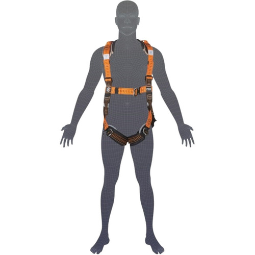 WORKWEAR, SAFETY & CORPORATE CLOTHING SPECIALISTS Elite Riggers Harness- Maxi (XL-2XL) cw Harness Bag (NBHAR)