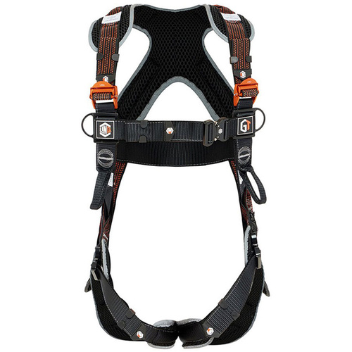 WORKWEAR, SAFETY & CORPORATE CLOTHING SPECIALISTS LINQ PREMIUM FALL-ARREST GT HARNESS MULTI PURPOSE 2XL C/W GT ZIP SPORTS BAG