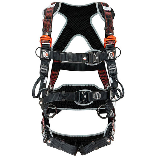 WORKWEAR, SAFETY & CORPORATE CLOTHING SPECIALISTS LINQ PREMIUM FALL-ARREST GT HARNESS TOWER 2XL C/W GT ZIP SPORTS BAG