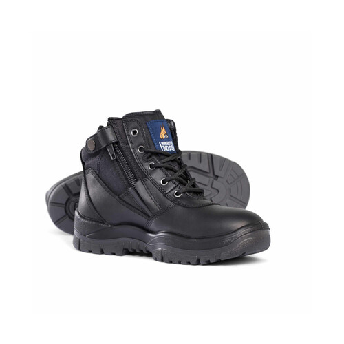 WORKWEAR, SAFETY & CORPORATE CLOTHING SPECIALISTS - Black Non-Safety ZipSider Boot