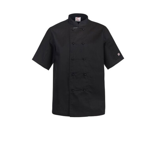 WORKWEAR, SAFETY & CORPORATE CLOTHING SPECIALISTS CLASSIC CHEF JACKET S/S with pen pocket