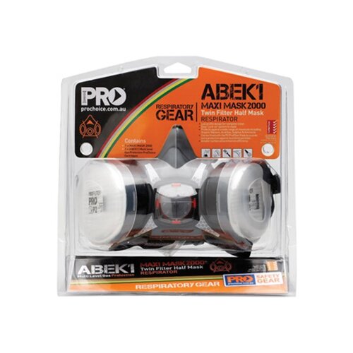 WORKWEAR, SAFETY & CORPORATE CLOTHING SPECIALISTS - Assembled Half Mask With ABEK1 Cartridges