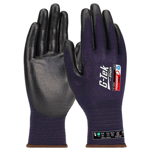 WORKWEAR, SAFETY & CORPORATE CLOTHING SPECIALISTS G-TEK POSIGRIP MAX PURPLE CUT B